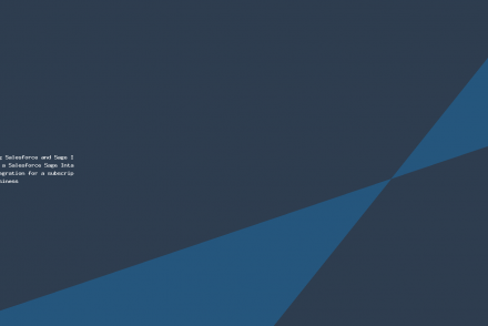 Bridging Salesforce and Sage Intacct: a Salesforce Sage Intacct integration for a subscription business