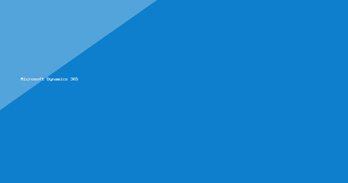Microsoft Dynamics 365 logo